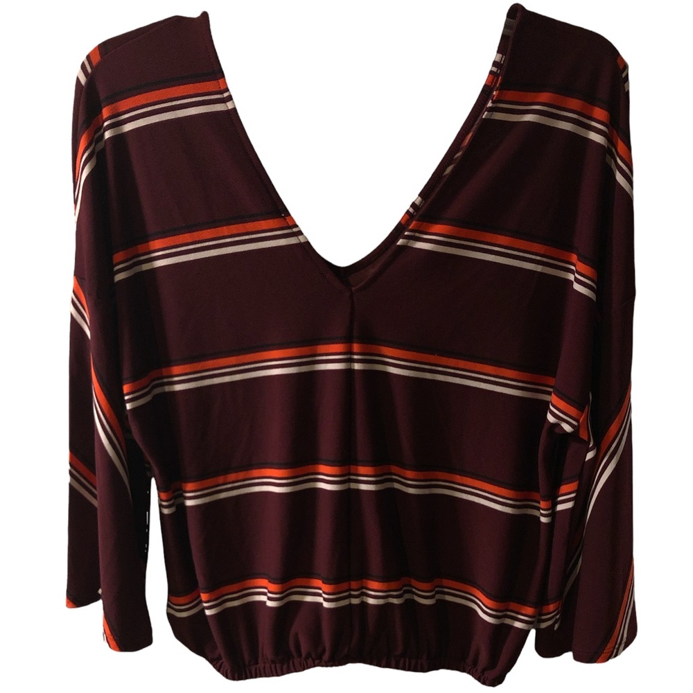 Express one eleven striped blouse Sz S NWT